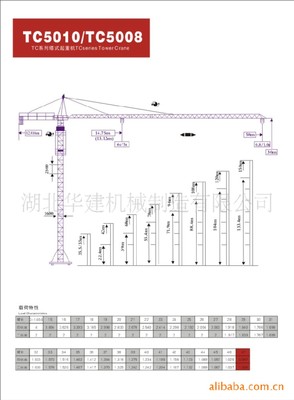 廠家直銷塔吊,QTZ50/TC5010圖片,廠家直銷塔吊,QTZ50/TC5010圖片大全,湖北華建(塔吊)機械制造-